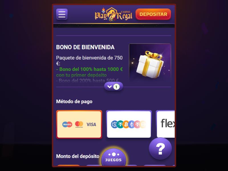 Play Regal y bonos para jugadores móviles